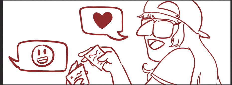 GIF of a header image. Every second, a part of the image is coloured messily. Then at the end the skin is drawn last, covering a lot of the mess and making it appear much tidier.